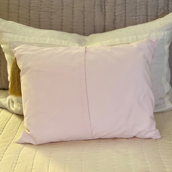 POTTERY BARN TEEN | Emily & Merritt for PB Teen DO NOT DISTURB Tassel Pillow - Picture 2 of 4